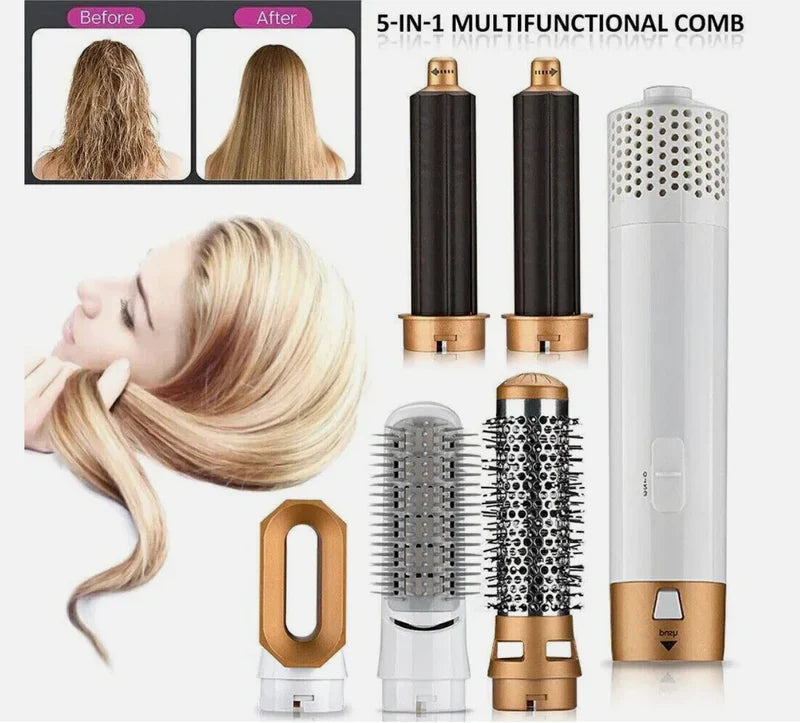 5-in-1 Hair Brush & Multi-Styler