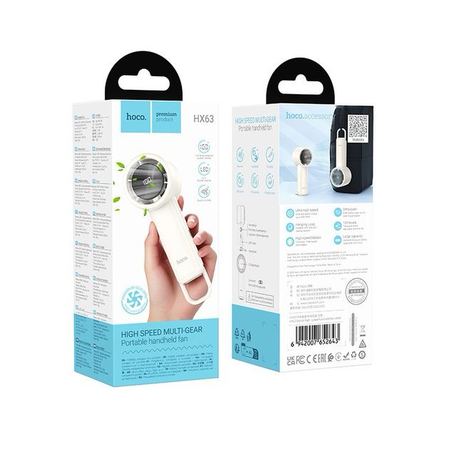 Portable Handheld Mini Fan - Rechargeable Personal Cooler