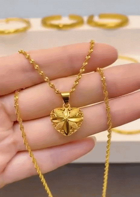 Heart Shaped Memorial Necklace | Personalized Keepsake