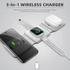 3-in-1 Wireless Charging Pad – Fast Qi Charger for iPhone, Apple Watch & AirPods