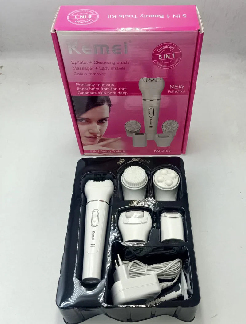 5-in-1 Rechargeable Beauty Tools Set