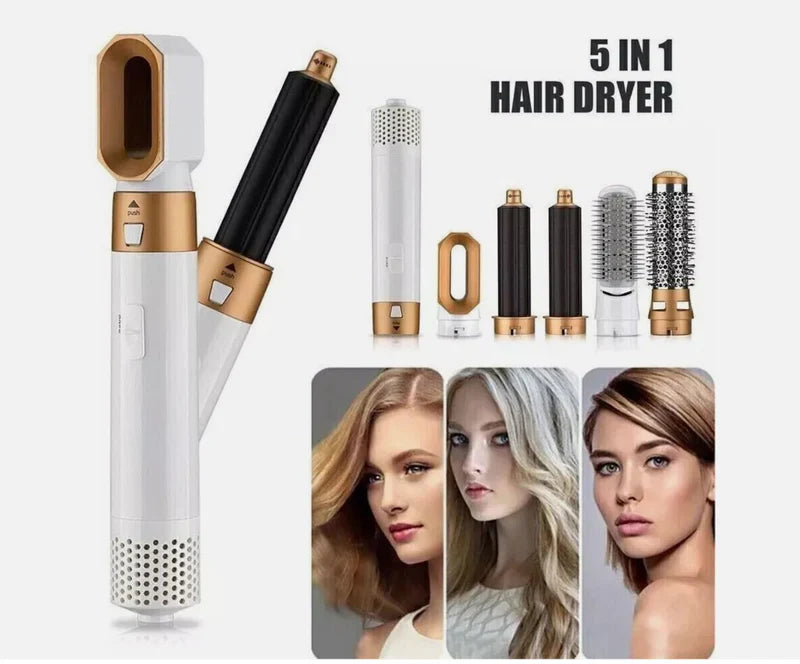 5-in-1 Hair Brush & Multi-Styler