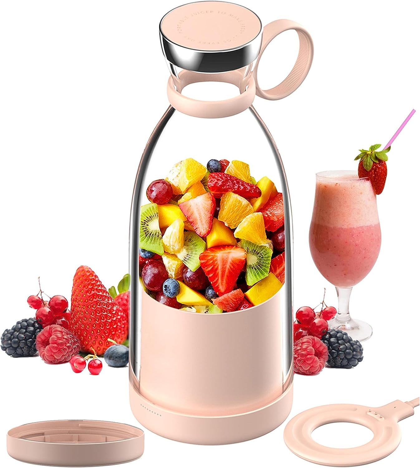 Portable Juicer Bottle - Wireless USB Electric Blender