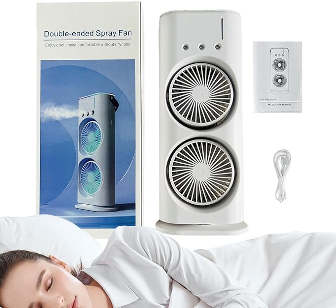 Double Ended Portable Spray Fan