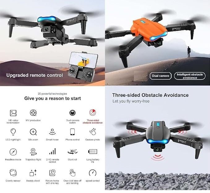 E99 Pro WiFi FPV Drone Camera