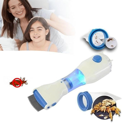 Electric Head Lice Comb – Chemical-Free Lice Remover for Kids & Adults