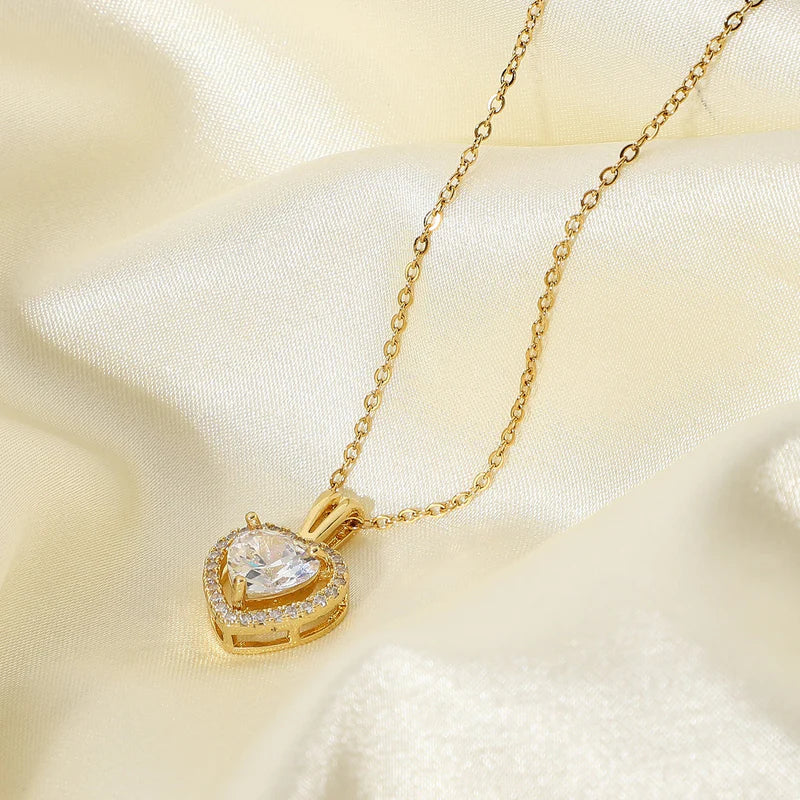 Exquisite Women's Wedding Jewelry | Stainless Steel Gold