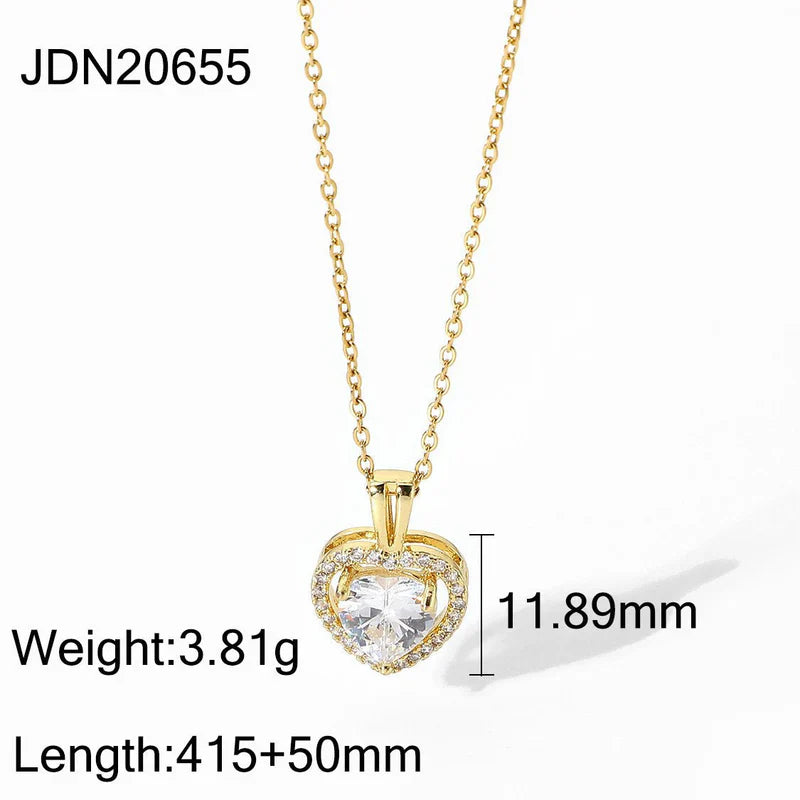 Exquisite Women's Wedding Jewelry | Stainless Steel Gold