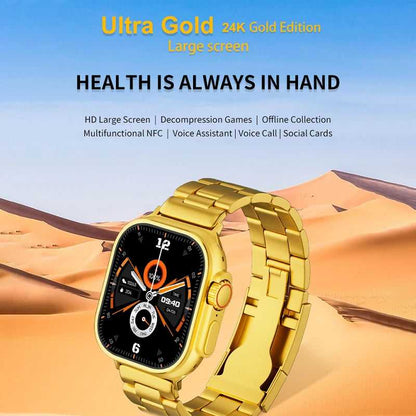 Gold Ultra Smart Watch HD Touch