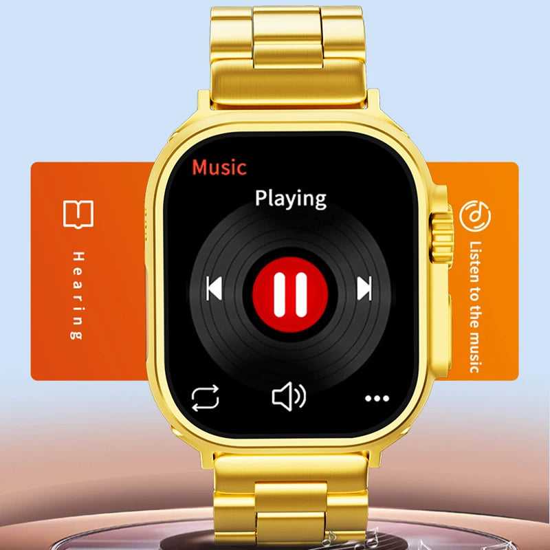 Gold Ultra Smart Watch HD Touch