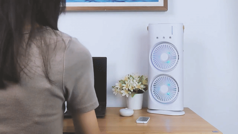 Double Ended Portable Spray Fan