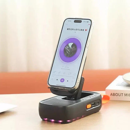 Mobile Holder with Speaker (F15) | 2-in-1 Phone Stand
