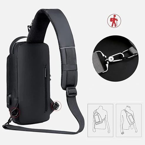 Multifunction Sling Bag for Men and Women