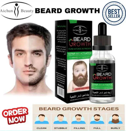 Organic Natural Men Beard Oil for Men - Grooming Care