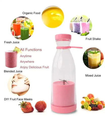 Portable Juicer Bottle - Wireless USB Electric Blender