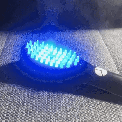 LED Hair Growth Brush - Red & Blue Light Spray Comb