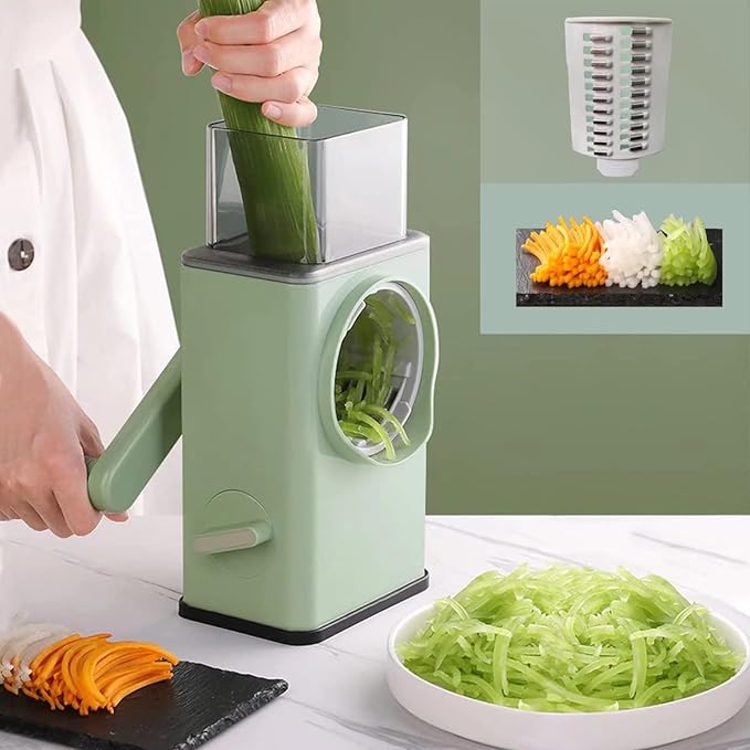 3-in-1 Rotary Vegetable Cutter