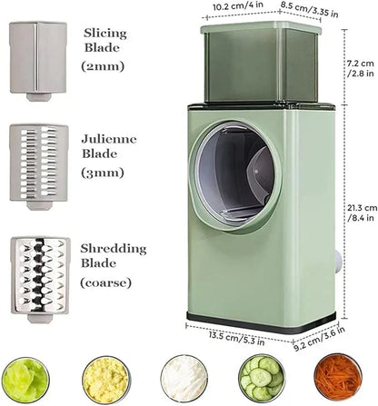 3-in-1 Rotary Vegetable Cutter