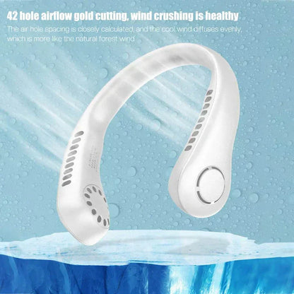 Rechargeable Vaneless Neck Fan