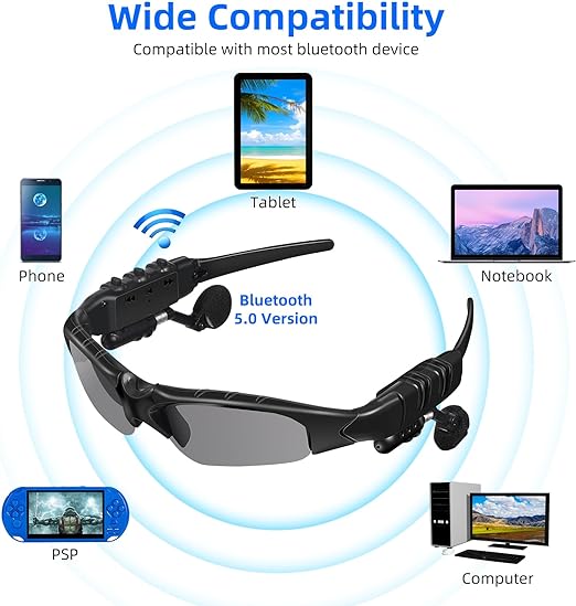 Wireless Bluetooth Sunglasses Headset