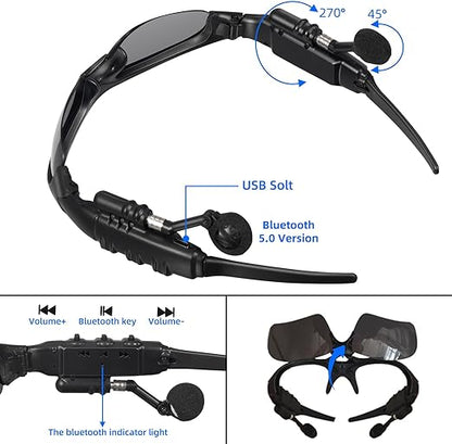 Wireless Bluetooth Sunglasses Headset