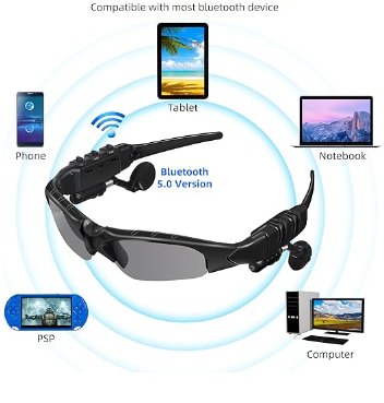 Wireless Bluetooth Sunglasses Headset
