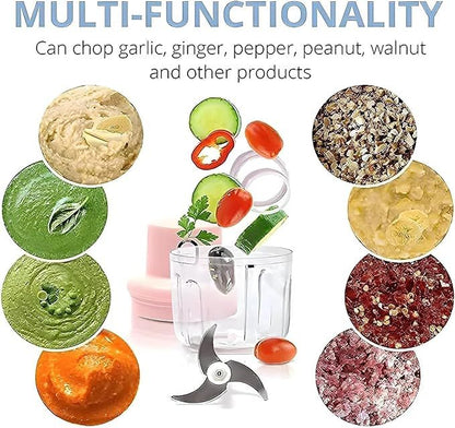 Portable Wireless Mini Food Chopper